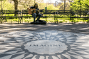 The Imagine mosaic in Central Park